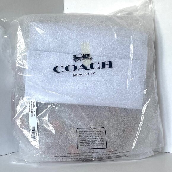 Coach Mini Payton Shoulder Bag Oranges Signature Canvas CBA78 Leather ORIGPKG - Picture 3 of 12